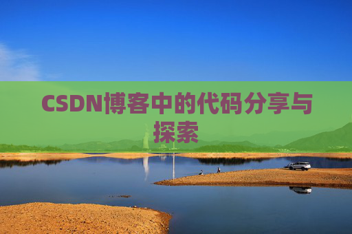 CSDN博客中的代码分享与探索